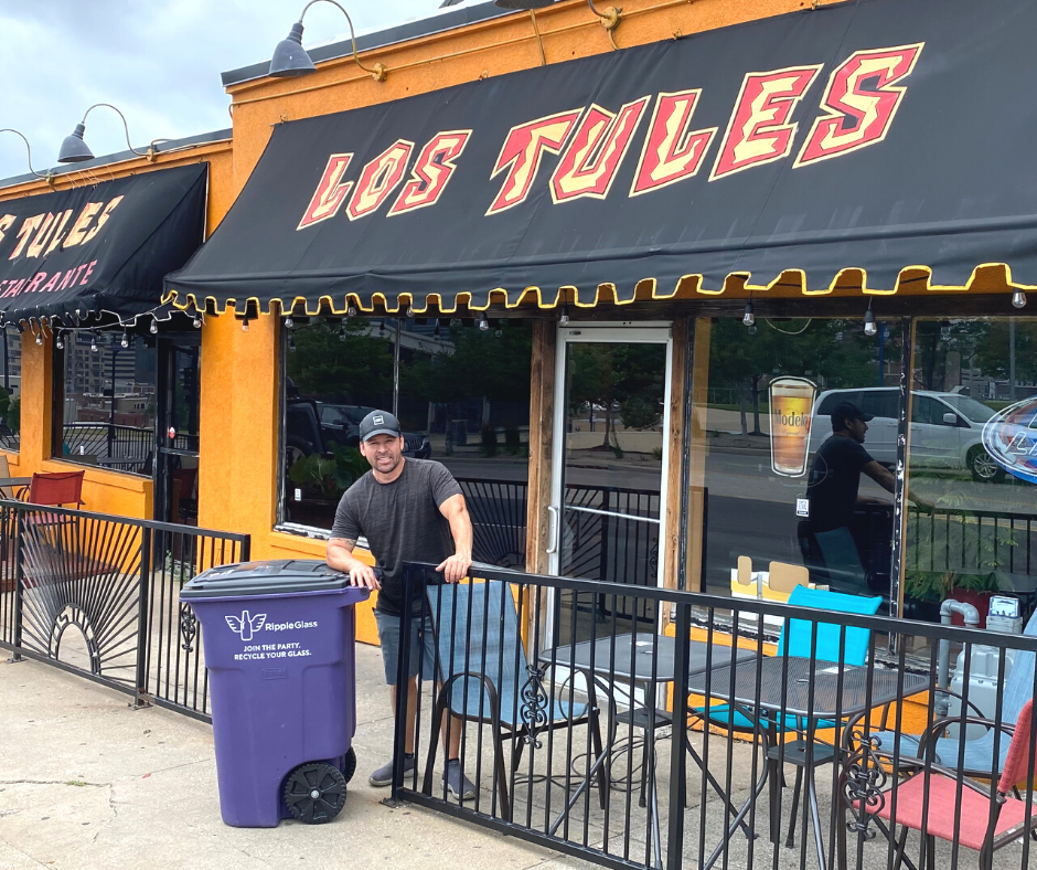 los tules ripple glass commercial glass recycling program