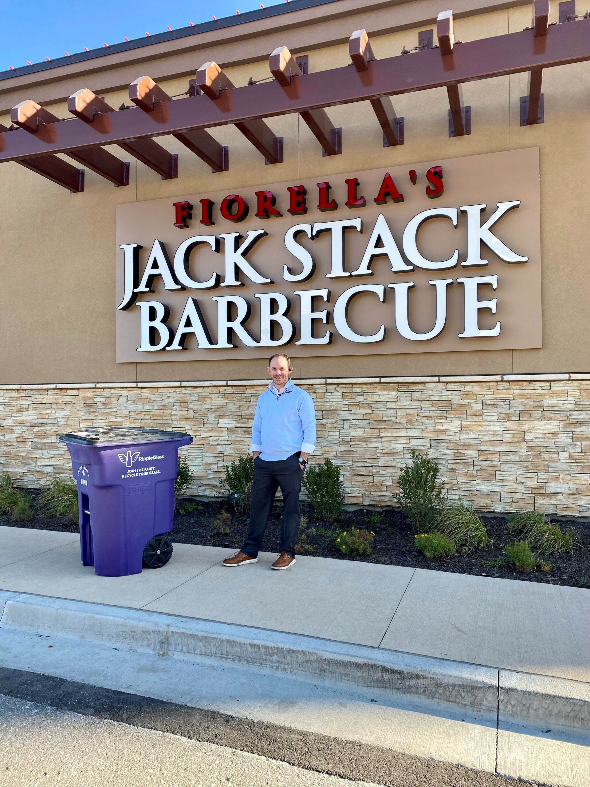 jack stack bbq ripple glass recycling tito's promotion