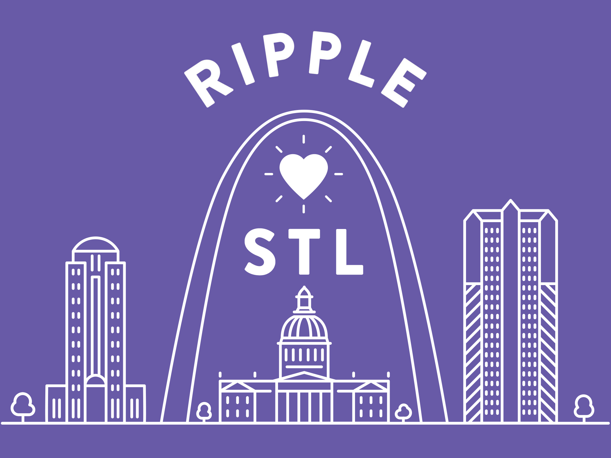 St. Louis Ripple Glass logo